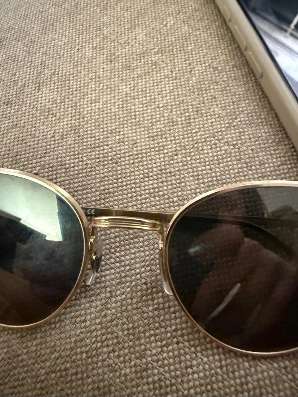 Iconic Oliver Peoples x The Row Brownstone 2 Gold Frame Sunglasses